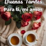 buenas tardes para ti, mi amor