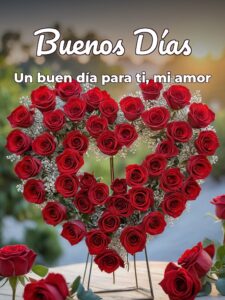 Imágenes de frases de buenos días amor para celular