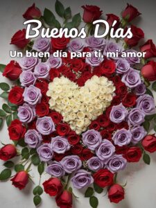 Imágenes de frases de buenos días amor para Facebook