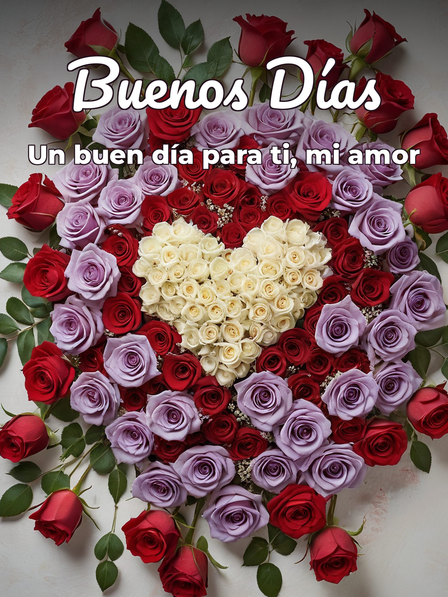 Imágenes de frases de buenos días amor para Facebook