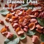 buenos días para ti, con todo mi amor