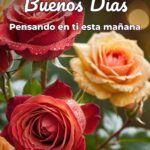 buenos días pensando en ti esta mañana