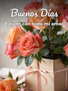 Imágenes de hola mi amor buenos días para Facebook