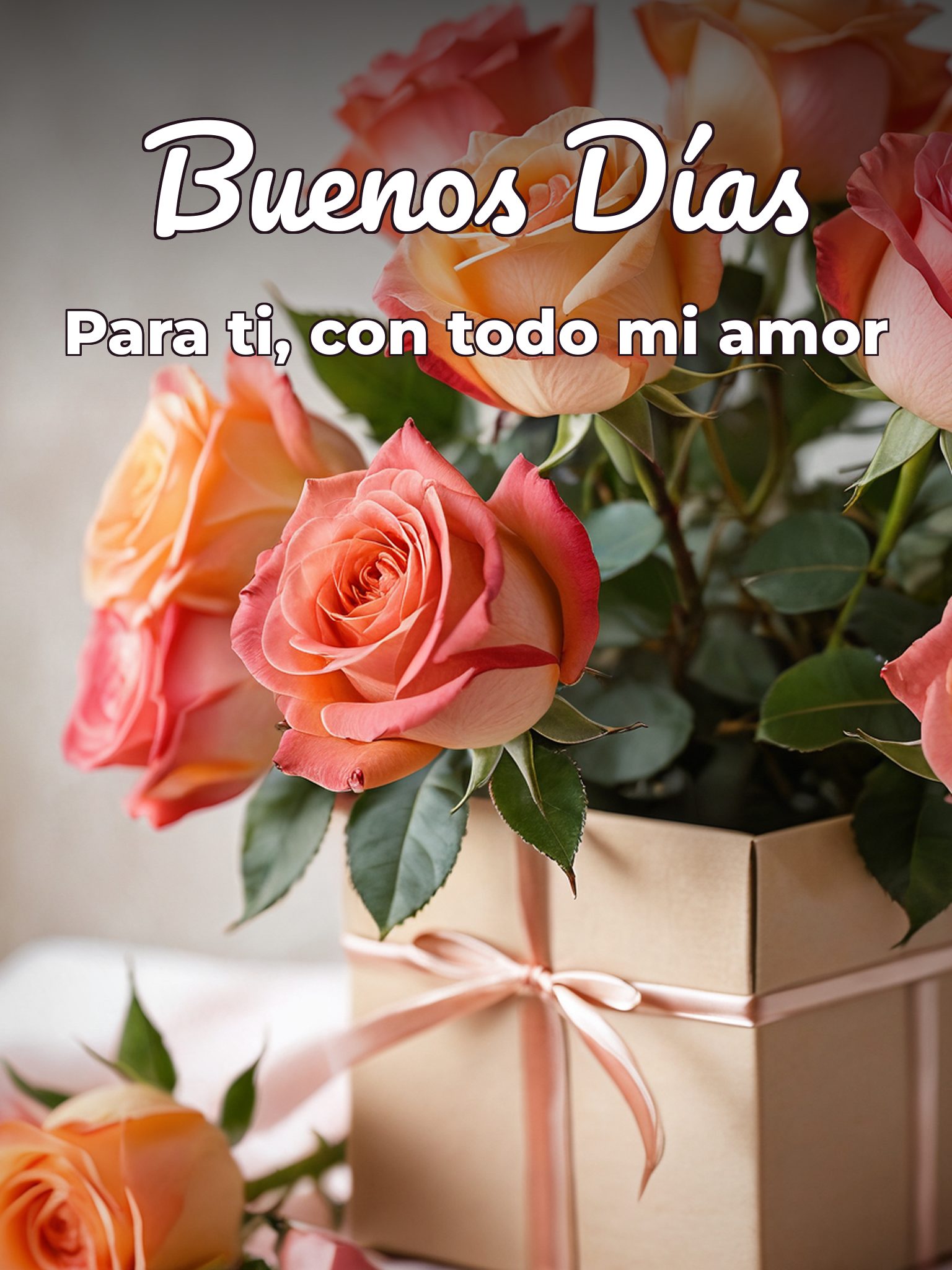 Imágenes de hola mi amor buenos días para Facebook