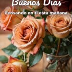 buenos días pensando en ti esta mañana