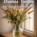 buenas tardes que tu tarde sea maravillosa