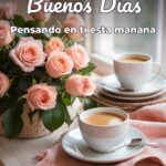 buenos días pensando en ti esta mañana
