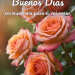 buenos días un buen día para ti, mi amor