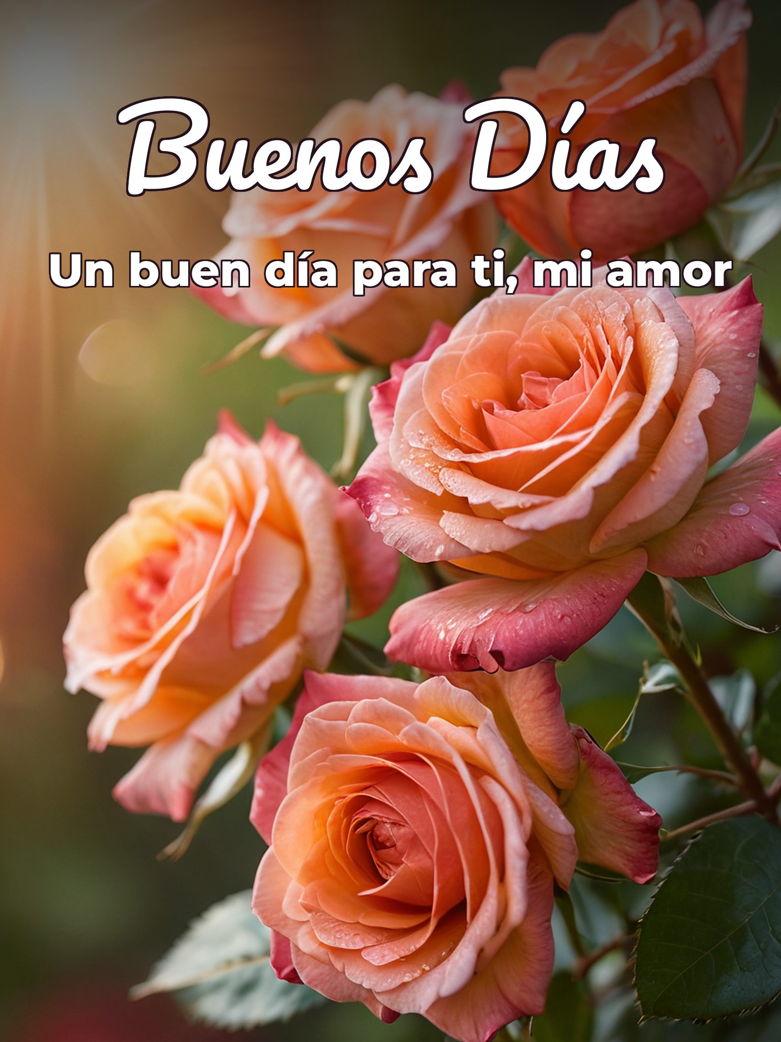 Imágenes de los buenos días para mi amor para Facebook
