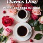 buenos días para ti, con todo mi amor