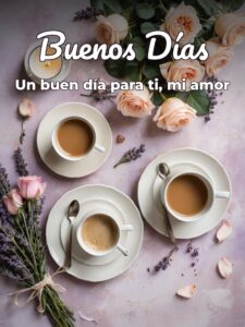 Imágenes de los buenos días para mi amor para una amiga