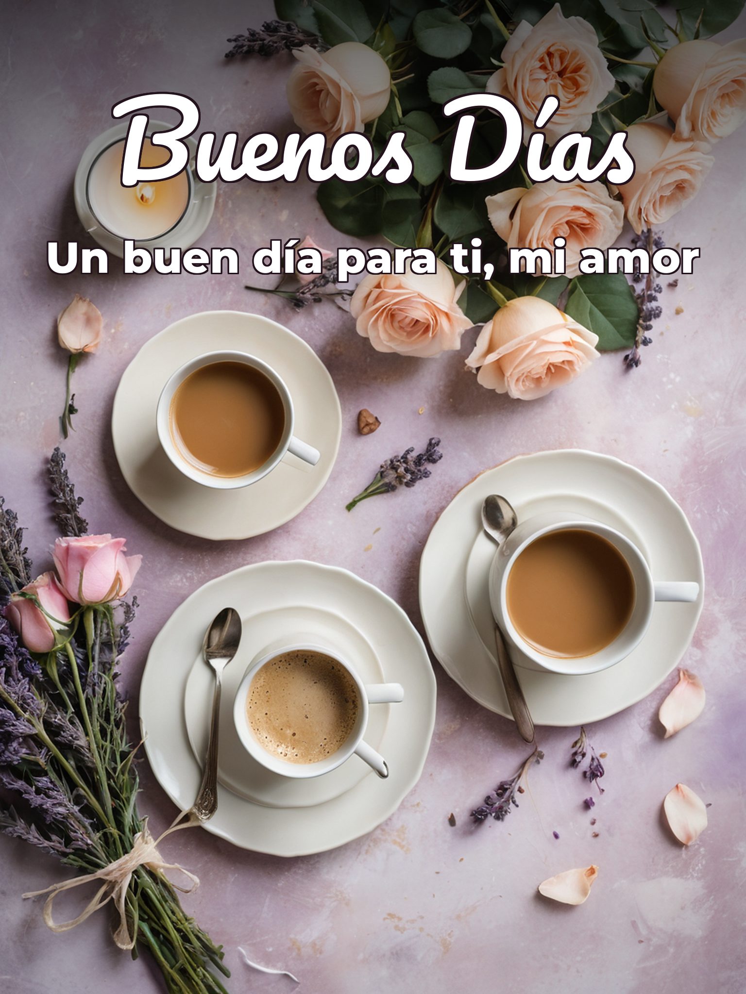Imágenes de los buenos días para mi amor para una amiga