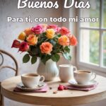 buenos días para ti, con todo mi amor