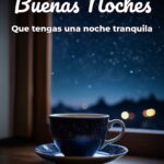 buenas noches que tengas una noche tranquila