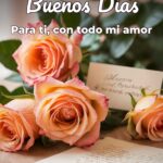 buenos días para ti, con todo mi amor