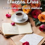 buenos días pensando en ti esta mañana