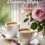 buenos días para ti, con todo mi amor