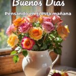 buenos días pensando en ti esta mañana
