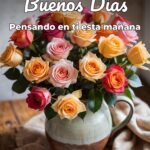 buenos días pensando en ti esta mañana