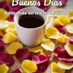 buenos días pensando en ti esta mañana
