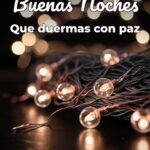 buenas noches que duermas con paz