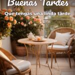 buenas tardes que tengas una linda tarde