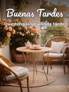 Imágenes deseando linda tarde para WhatsApp celular