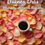 buenos días pensando en ti esta mañana