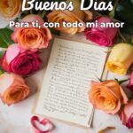 buenos días para ti, con todo mi amor