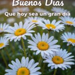 buenos días que hoy sea un gran día