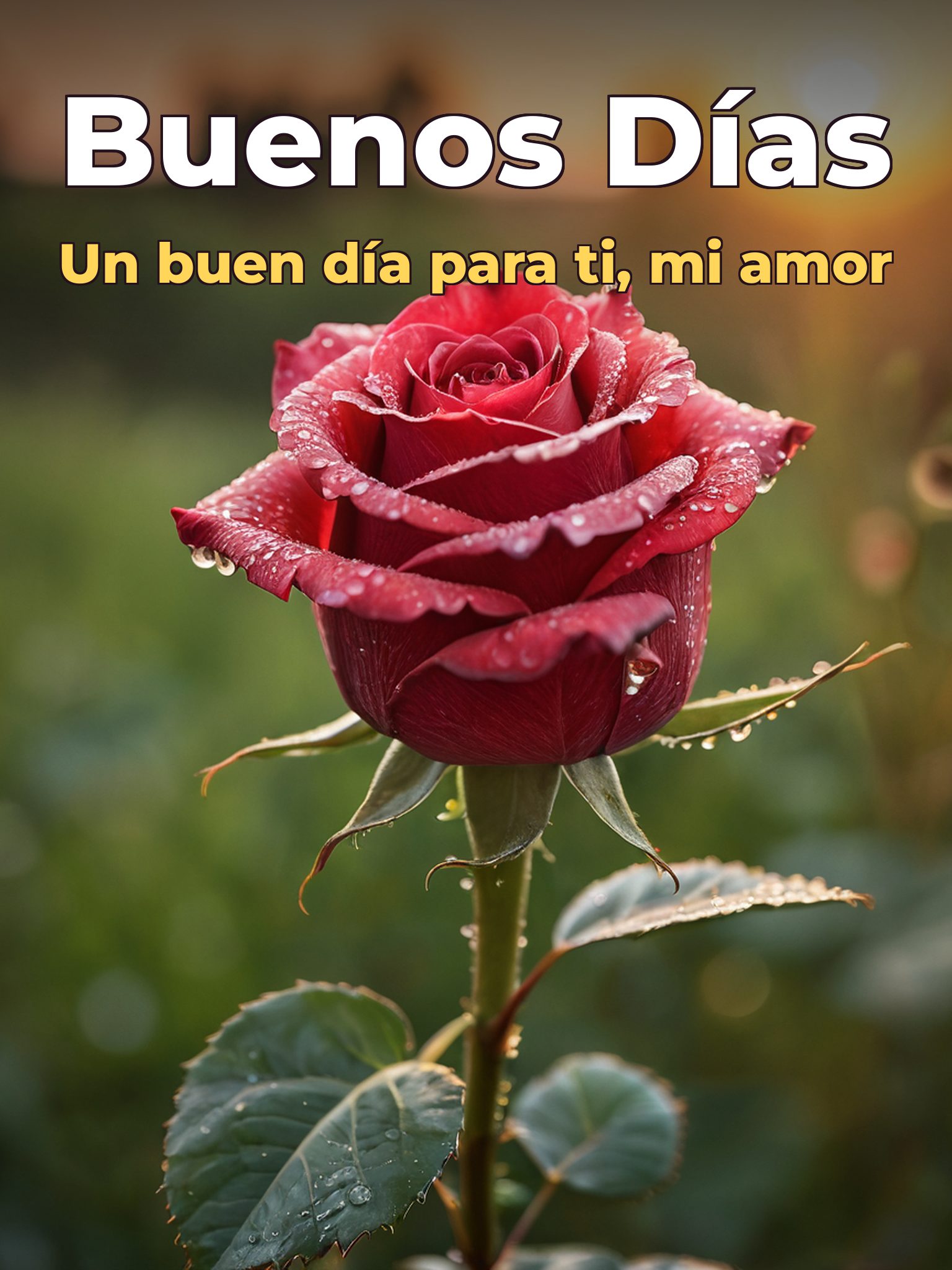 Imágenes hermosas de buenos días mi amor para celular