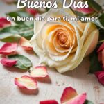 buenos días un buen día para ti, mi amor