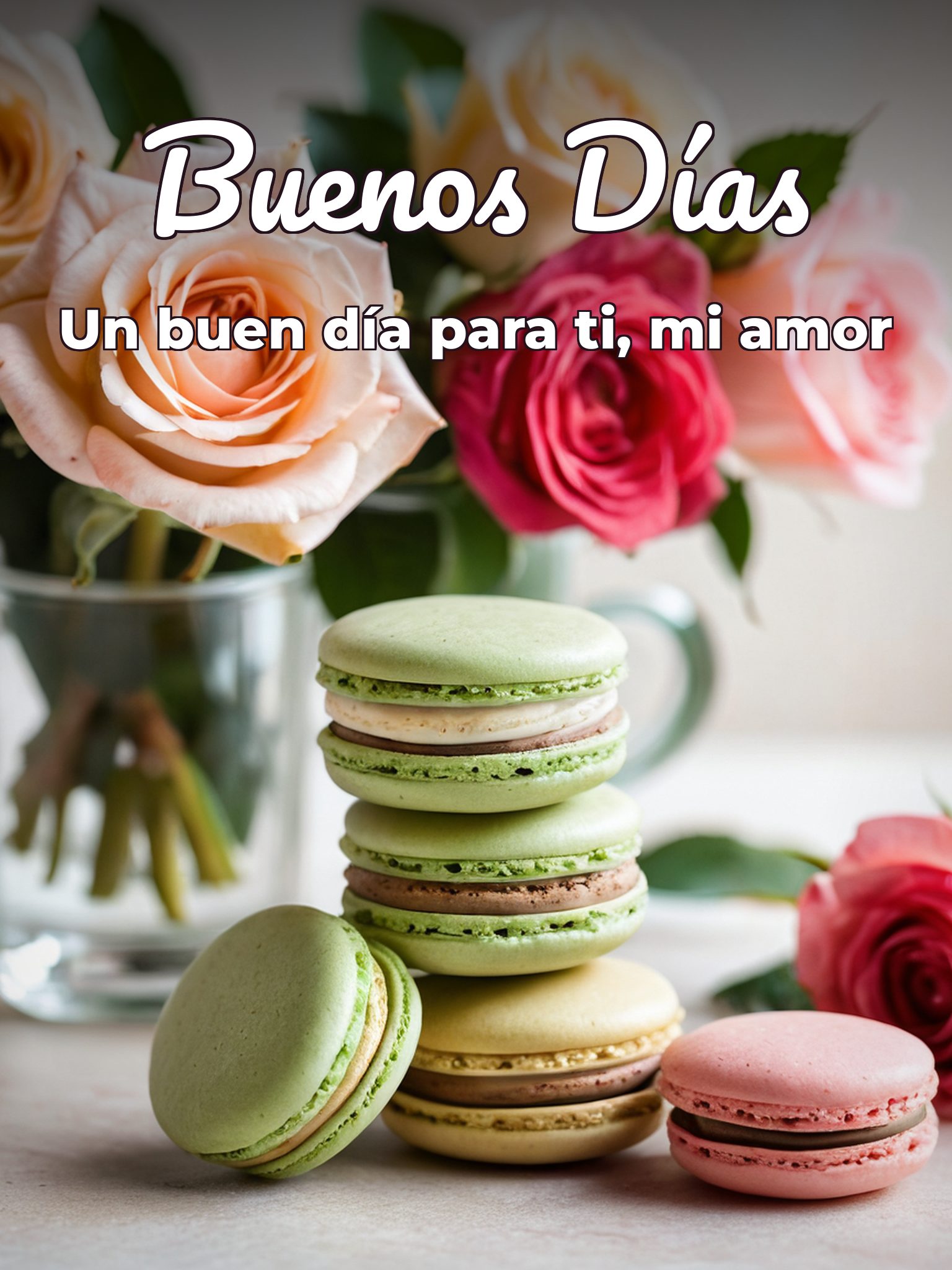 Imágenes hermosas de buenos días mi amor para una amiga