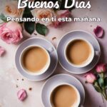 buenos días pensando en ti esta mañana