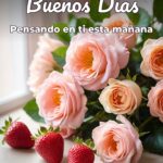 buenos días pensando en ti esta mañana
