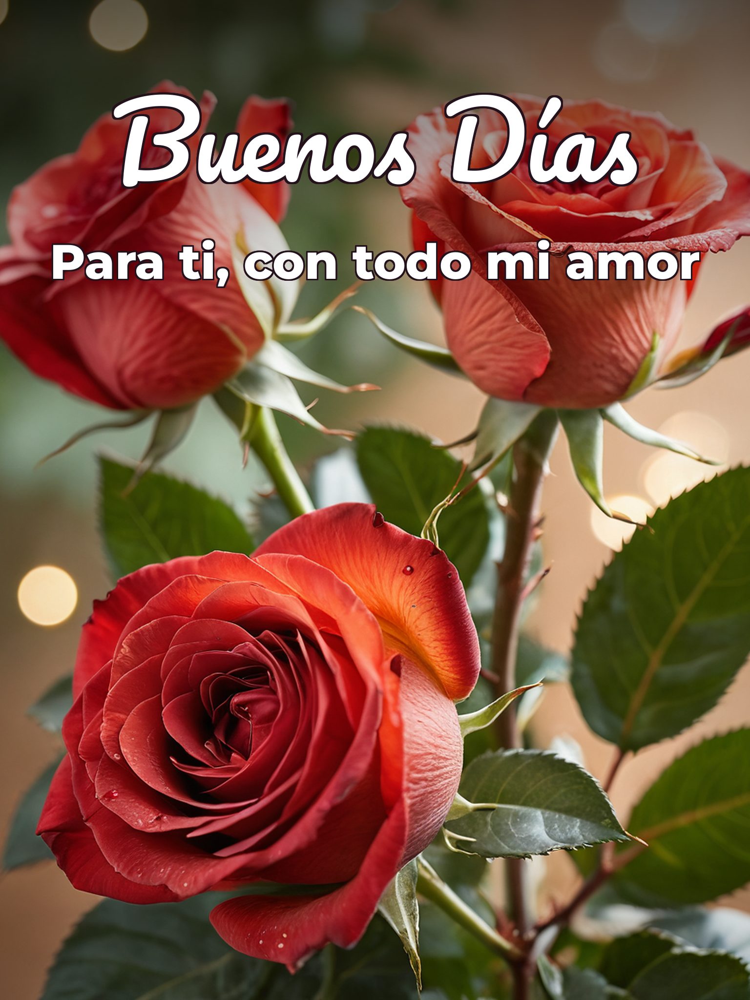 Imágenes lindas d buenos días para mi amor