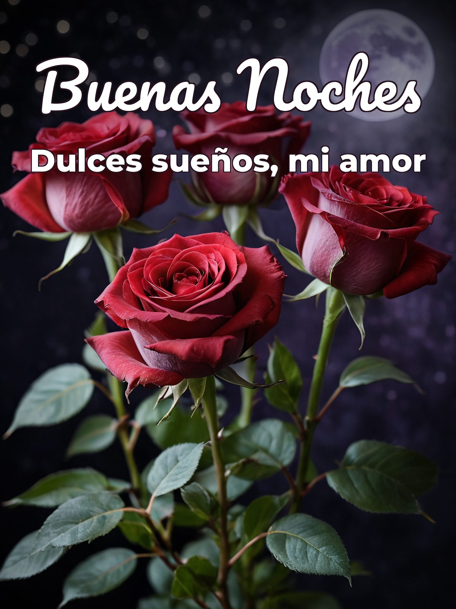 Imágenes lindas de buenas noches amor para celular