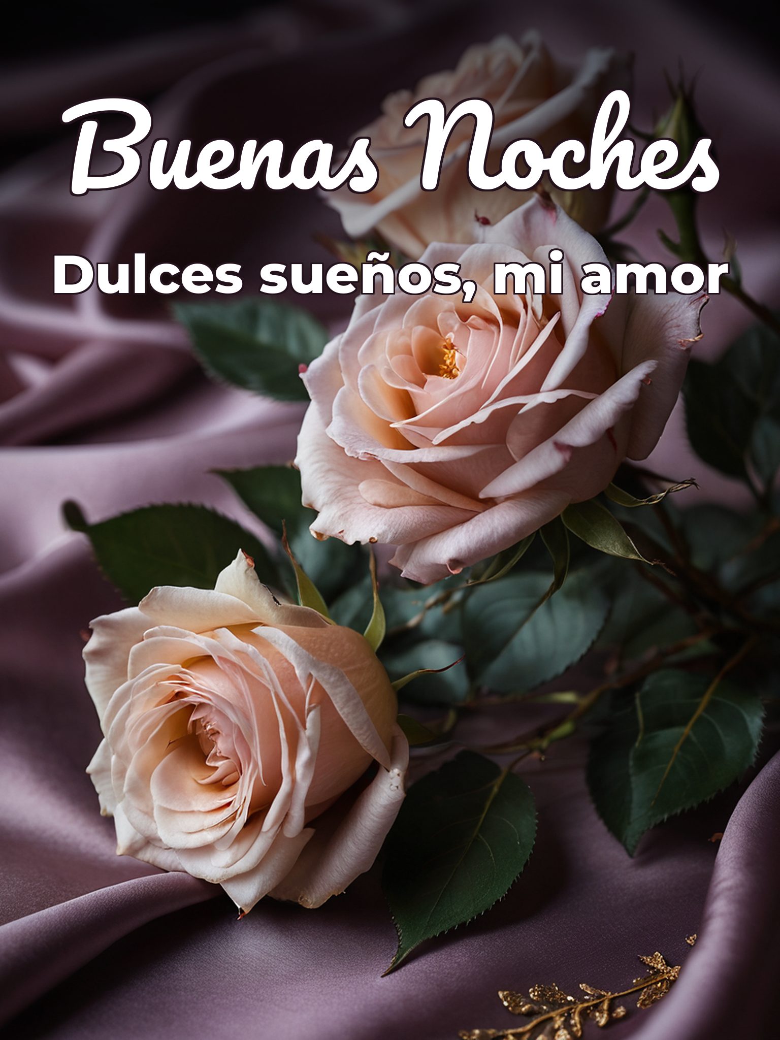 Imágenes lindas de buenas noches amor para Facebook