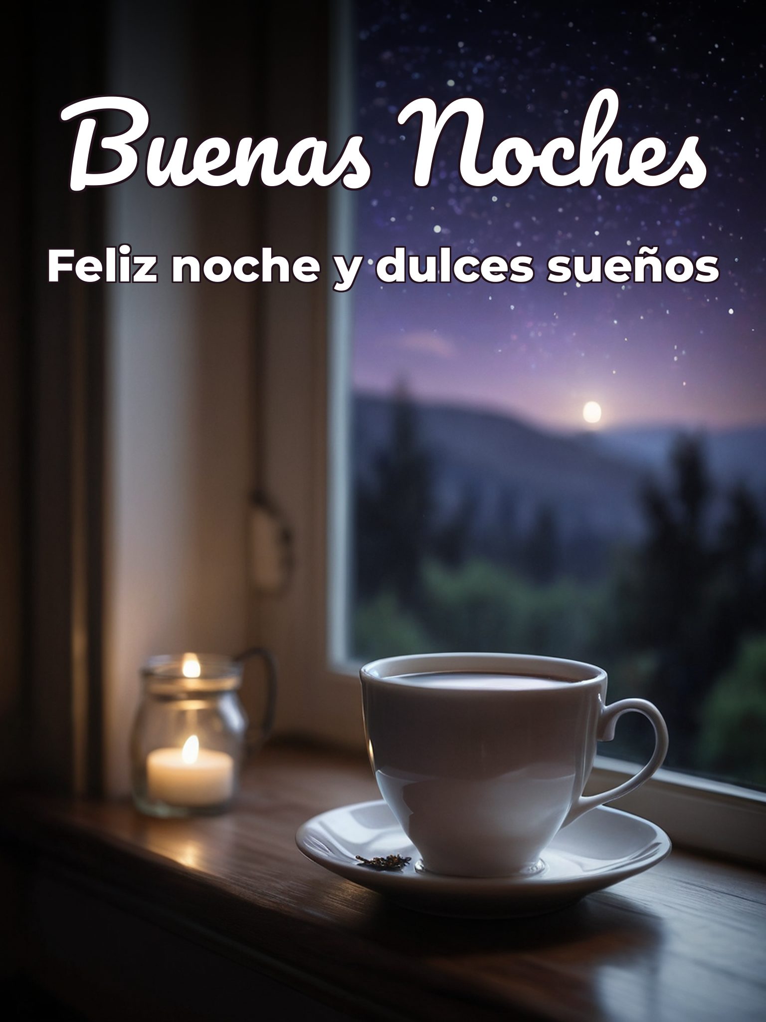 Imágenes lindas de buenas noches para Facebook para celular