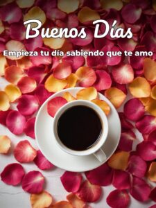 Imágenes lindas de buenos días amor para Facebook