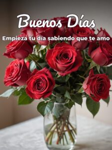 Imágenes lindas de buenos días amor para mi amor