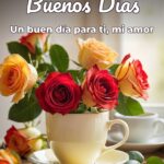 buenos días un buen día para ti, mi amor