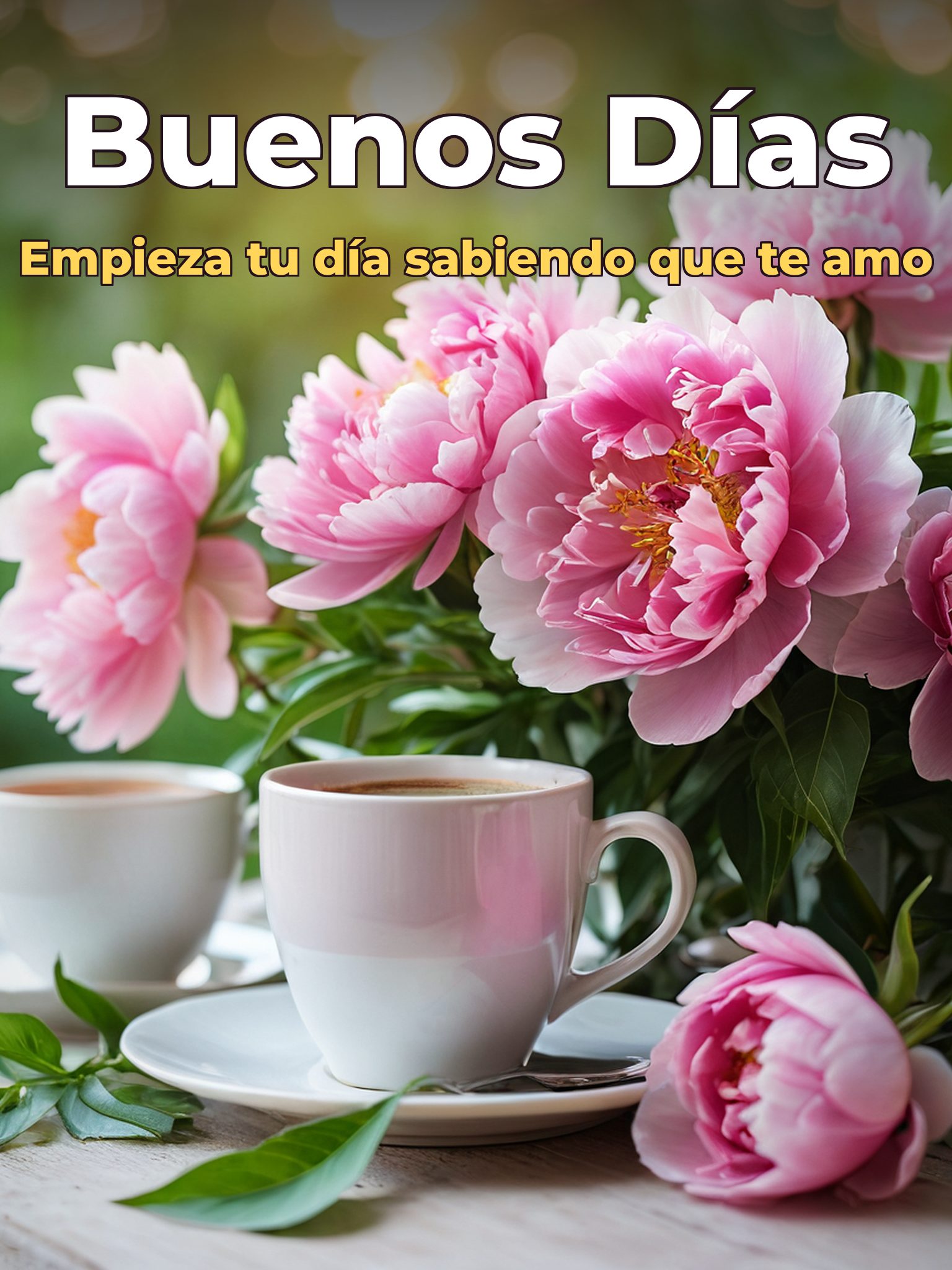 Imágenes lindas de buenos días amor