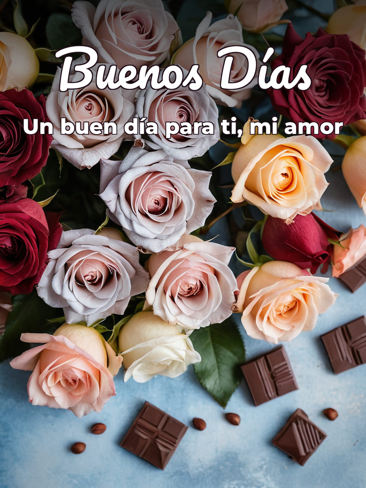 Imágenes lindas de buenos días mi amor para Facebook
