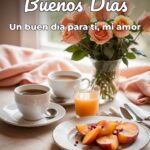 buenos días un buen día para ti, mi amor