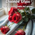 buenos días para ti, con todo mi amor
