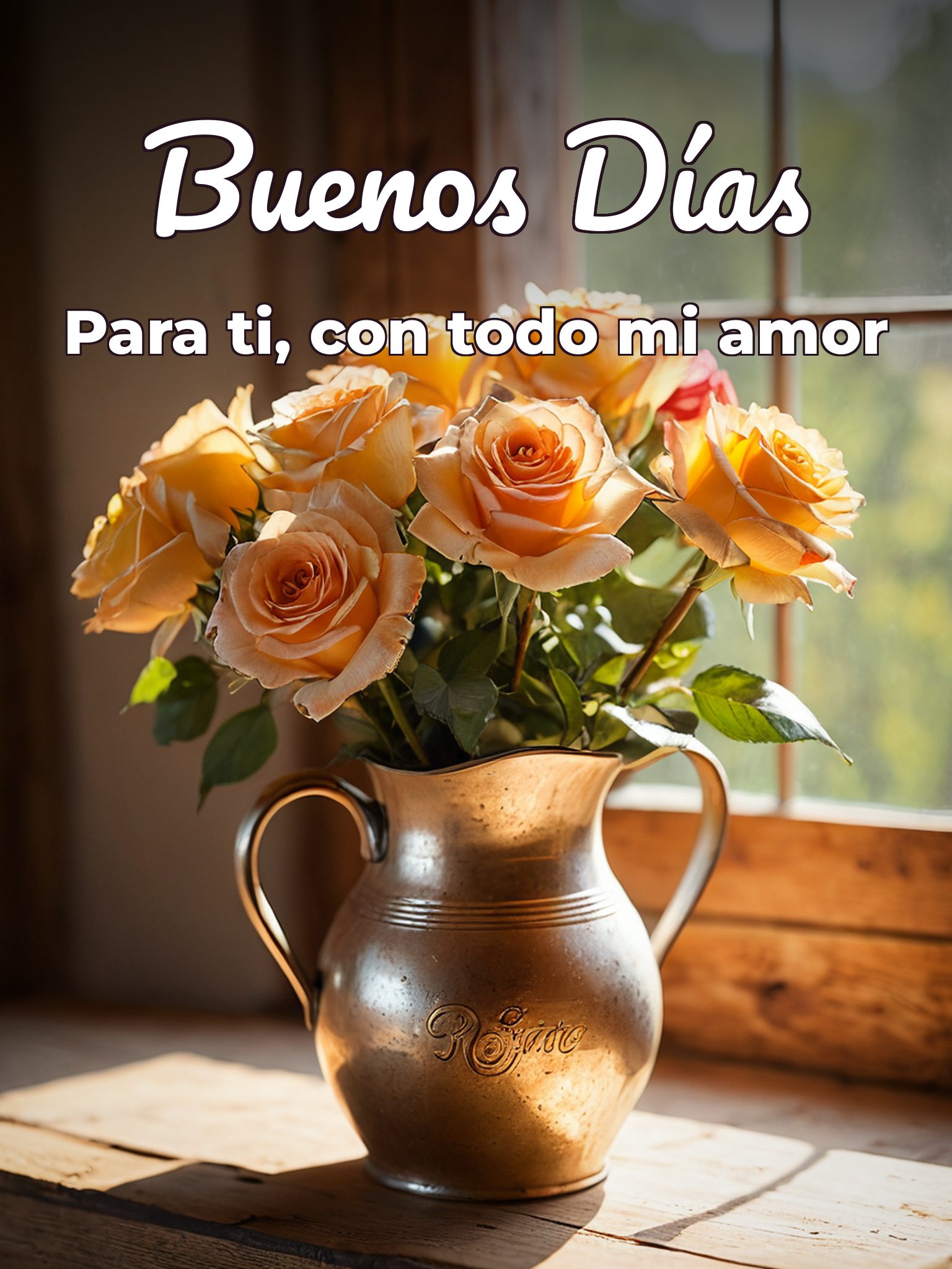 Imágenes lindas de buenos días para mi amor para Facebook