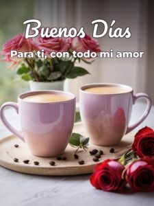 Imágenes lindas de buenos días para mi amor para una amiga
