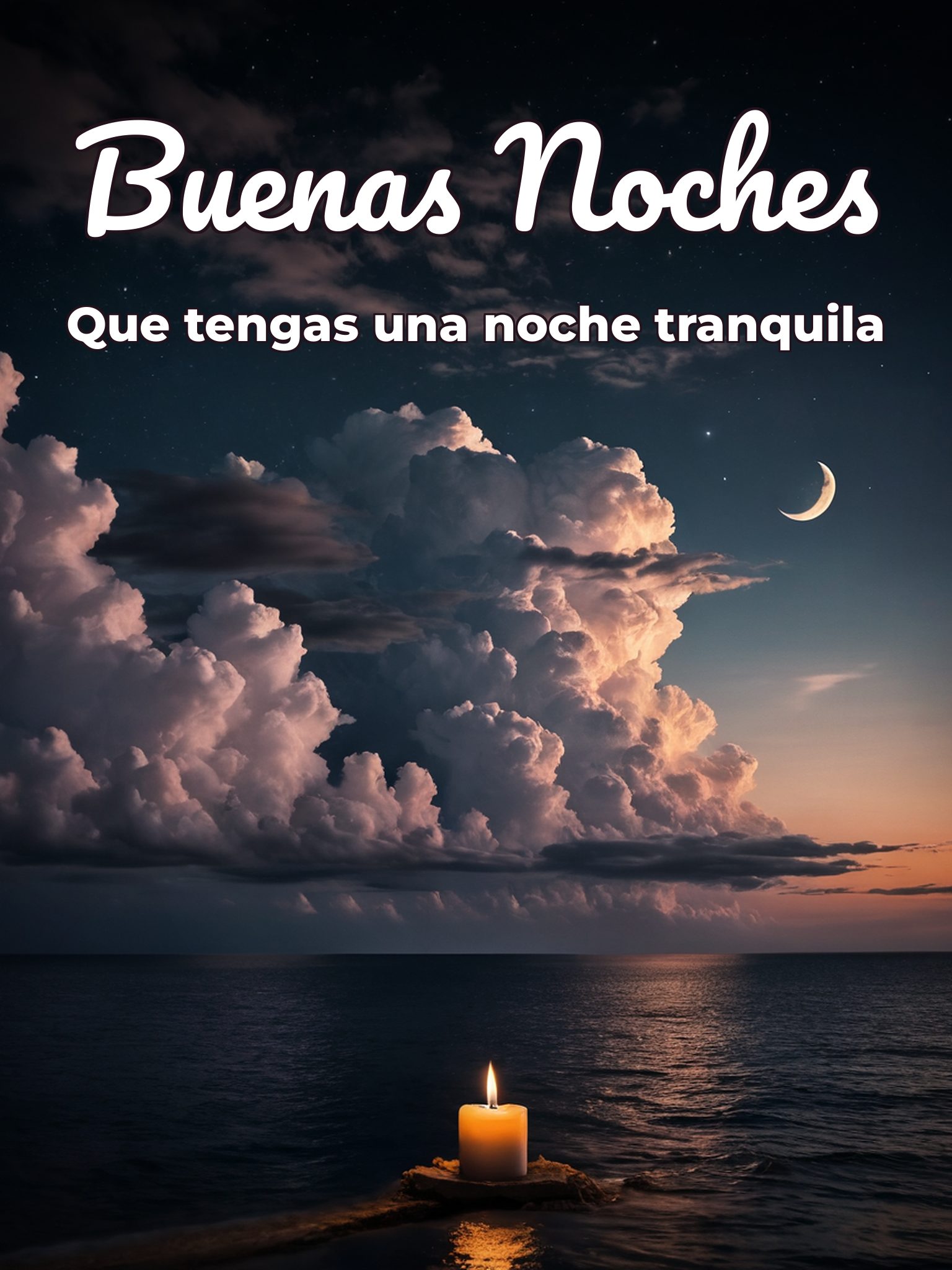 Imágenes lindas para desear buenas noches para celular