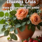 buenos días para ti, con todo mi amor